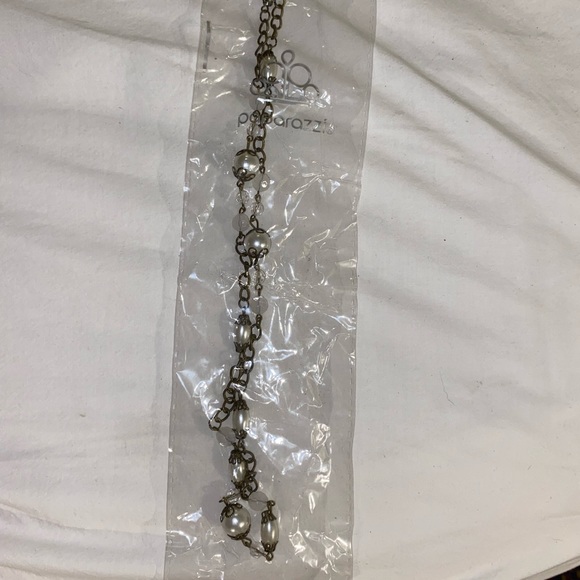 Women’s Long Pearl Necklace and Earring Set - Picture 3 of 3